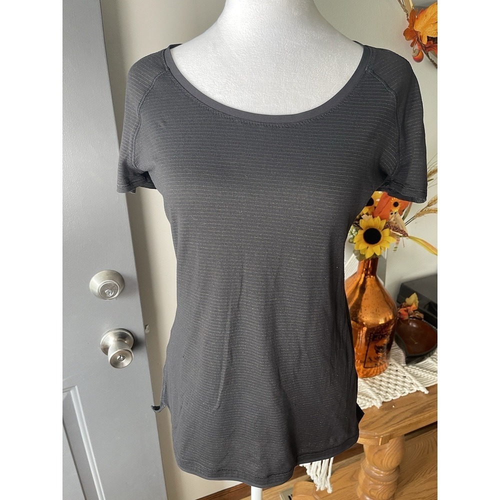 Lululemon Race Me Short Sleeve Women's Black Top
